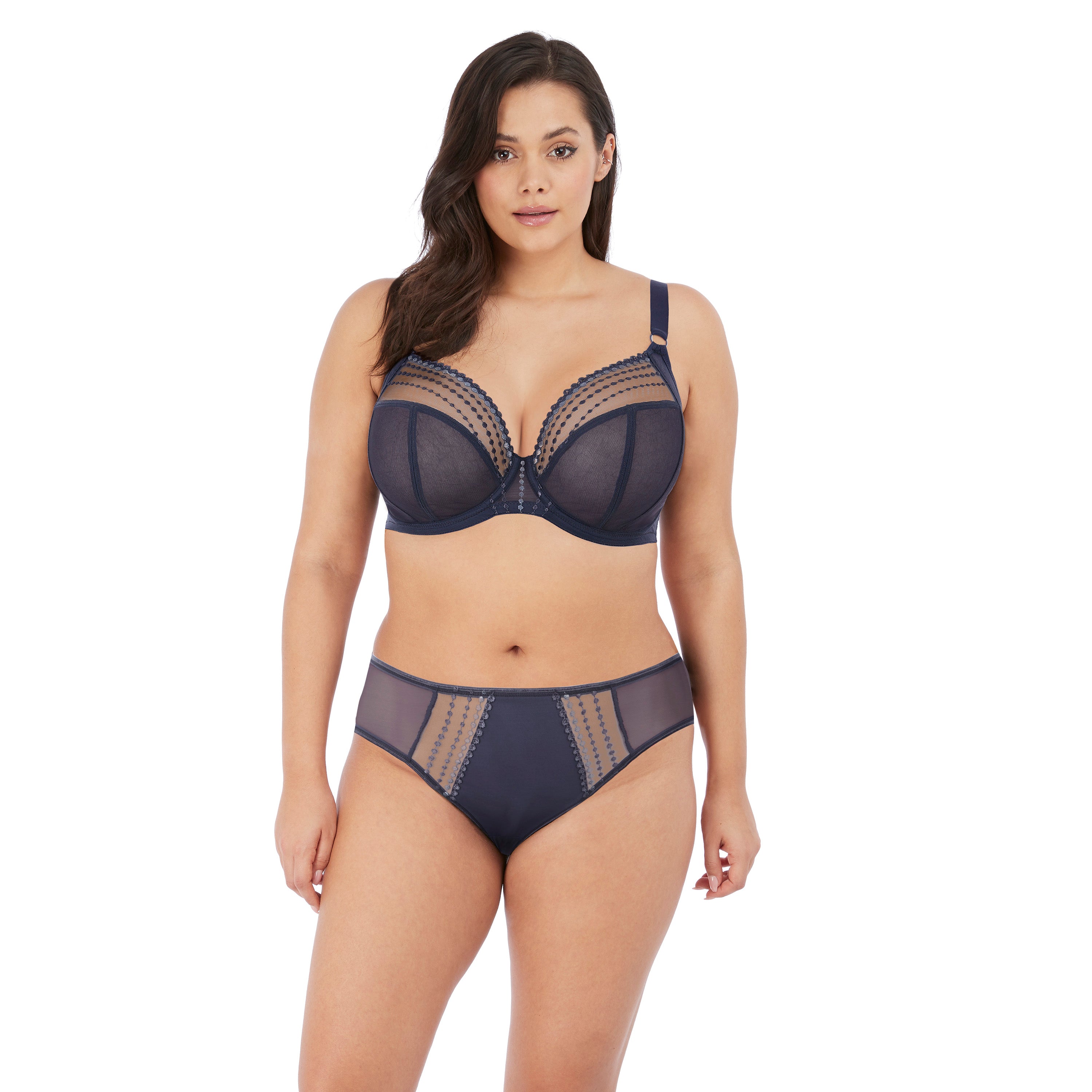 Elomi Lace 8900 Matilda Full Coverage Bra US 34L Side Support Underwired